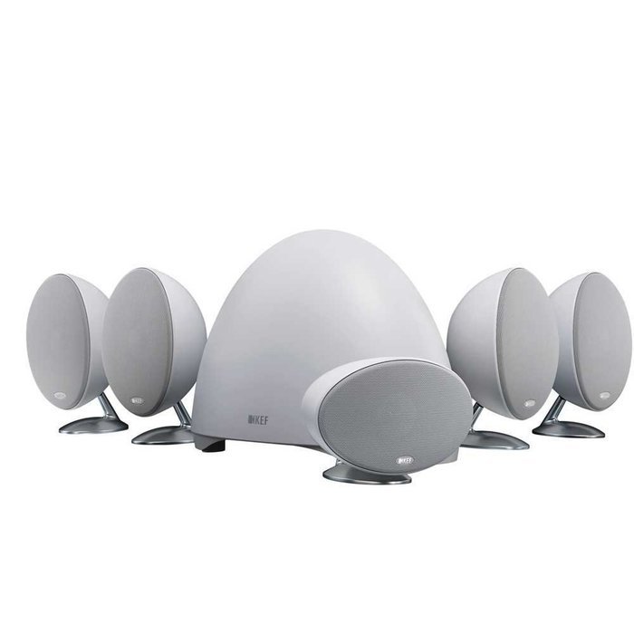 KEF E305WH 5.1-Channel Speaker System - White N2