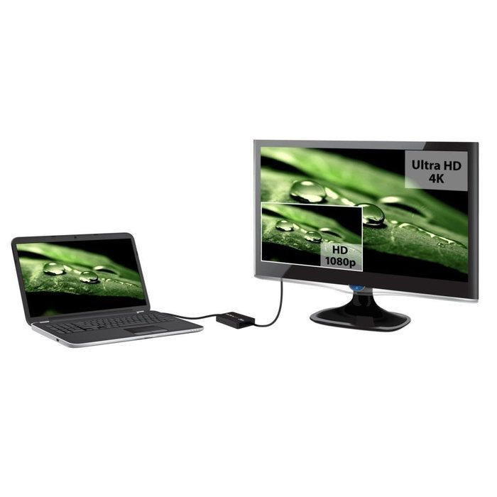 StarTech.com Slim USB 3.0 to DisplayPort Adapter - External Video Card for Multi-monitor DP - 2560x1600 and 1080p N2