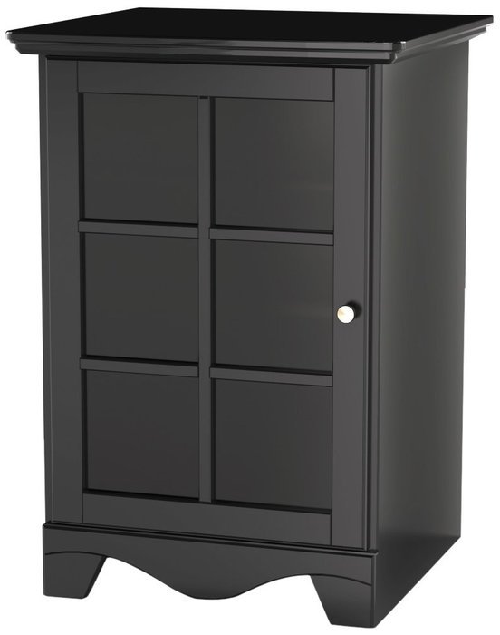 Pinnacle 1-Door Audio Tower 101503 from Nexera - White N7