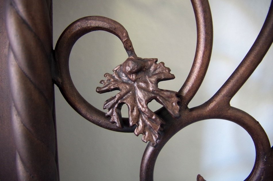 Wrought Iron Wine Cellar Gate (Swing In Left) N7