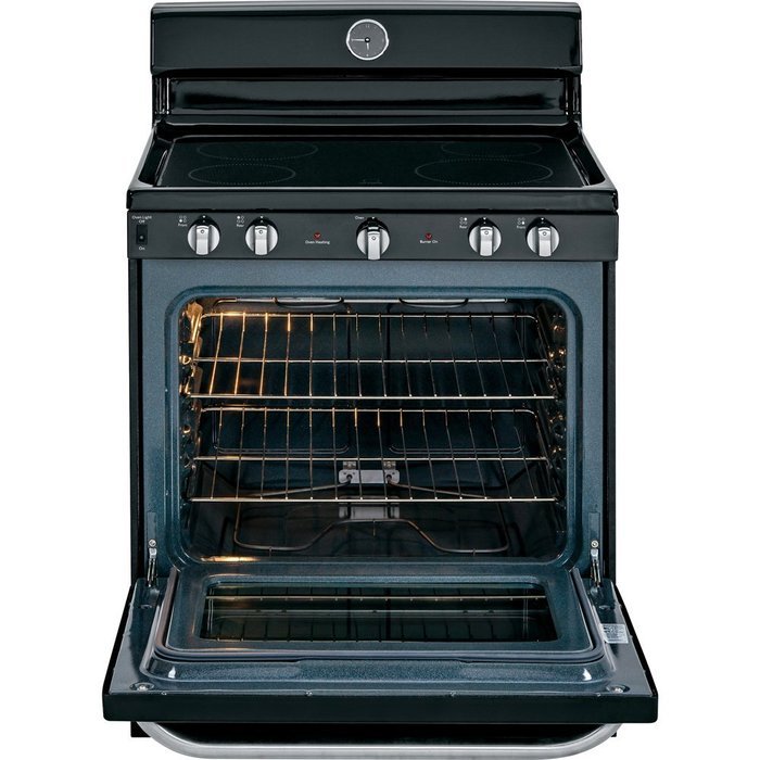 GE ABS45DFBS Artistry 30" Black Electric Smoothtop Range