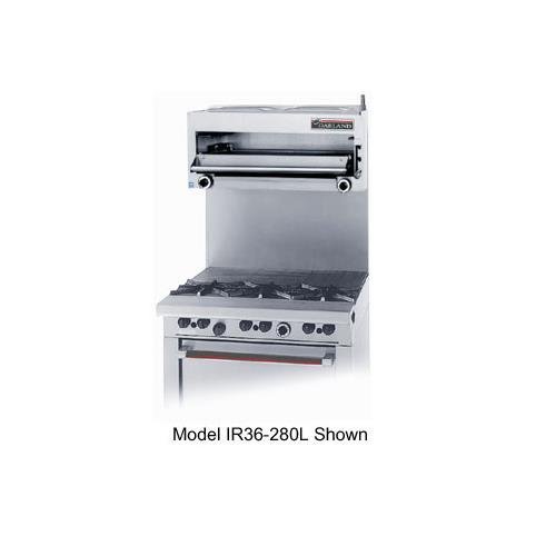 Garland/US Range GIR36 Salamander broiler, range-mount, gas, 36"