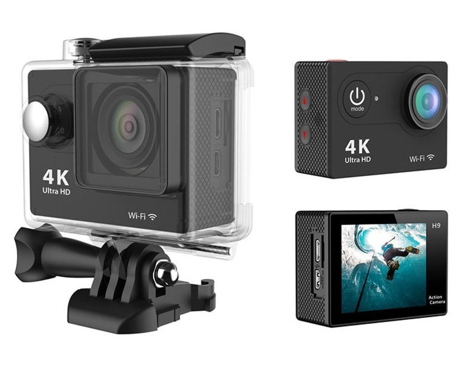 ALISAN 2.0-Inch Perfect Ultra HD 4K 12MP Sports Action Camera WiFi Camera Underwater Camera 170&deg; Wide -angle lens... N4