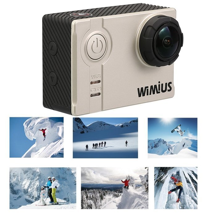 WiMiUS&reg; Waterproof Action Camera 16MP 2K WiFi Sports Camera Ambarella Built-in WiFi Helmet Cam HD Camcorder N4