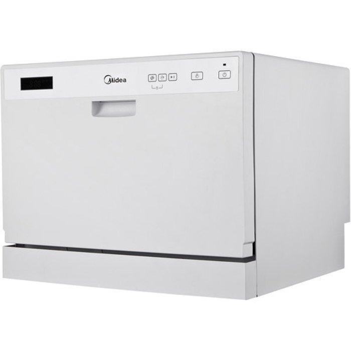 Midea 6-Place Setting Countertop Dishwasher silver N2