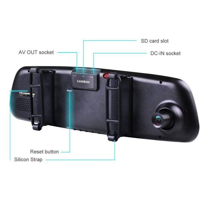 Cansonic&reg; UltraDV888TM Dash Cam, Sport & Car Camera DVR Dashboard, Digital Driving Video Recorder with Full HD... N26