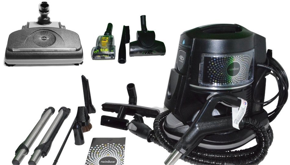 Rainbow Vacuum Cleaner Pet Edition With Free Dog & Cat Attachments by ZVac. Rainbow Vacuum Cleaner E4 Black Edition... N3