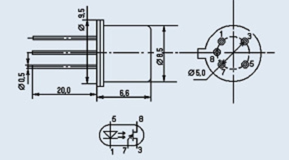 Optocouplers AOT102G USSR 4 pcs N2
