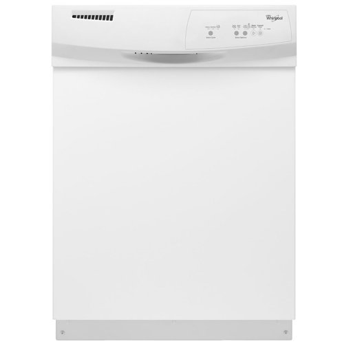 Whirlpool WDF310PAAW 24" White Full Console Dishwasher - Energy Star