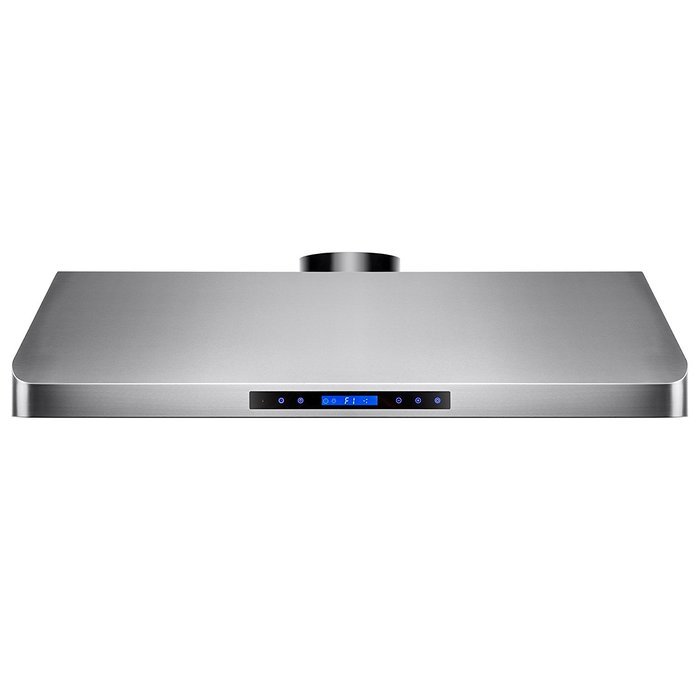 AKDY&reg; 42" Under Cabinet Stainless Steel Powerful LED Display Touch Screen Cooking Fan Kitchen Vent Range Hood N2