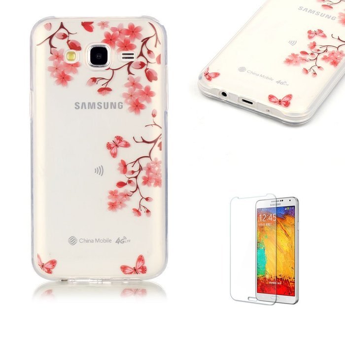 Galaxy J120(2016 Model) TPU Case with Free Screen Protector,Funyye See Through Transparent Soft Rubber Silicone... N28