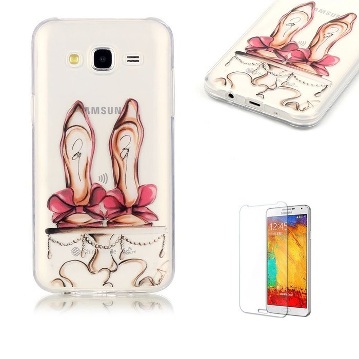 Galaxy J120(2016 Model) TPU Case with Free Screen Protector,Funyye See Through Transparent Soft Rubber Silicone... N30