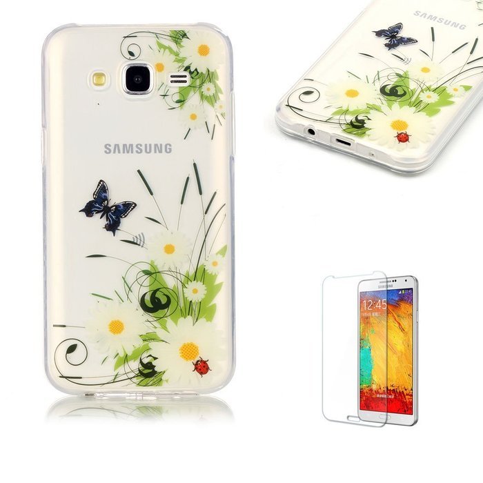 Galaxy J120(2016 Model) TPU Case with Free Screen Protector,Funyye See Through Transparent Soft Rubber Silicone... N32