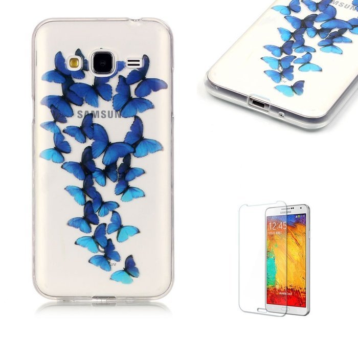Galaxy J120(2016 Model) TPU Case with Free Screen Protector,Funyye See Through Transparent Soft Rubber Silicone... N47