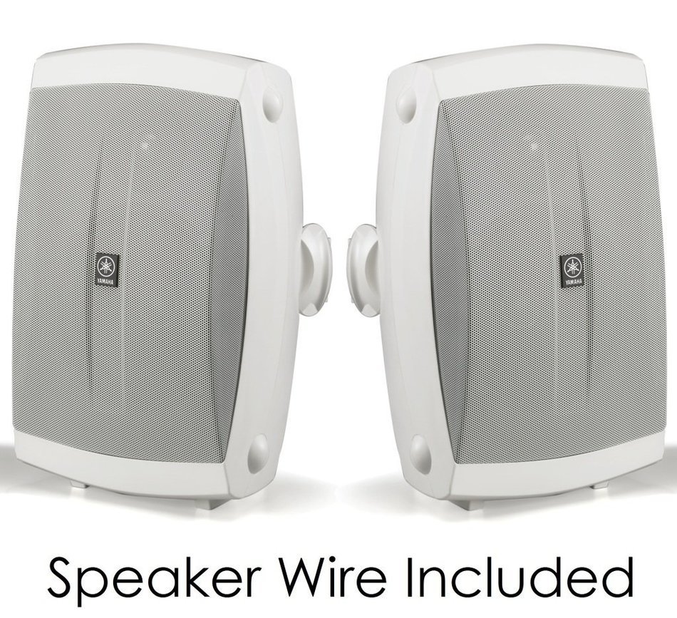 Yamaha All Weather Indoor & Outdoor Wall Mountable Natural Sound 130 watt 2-way Acoustic Suspension Speakers (... N2