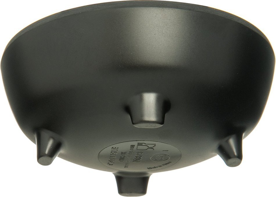 Carlisle 087303 Molcajete Ramekin, 3 oz. Black, Melamine N6