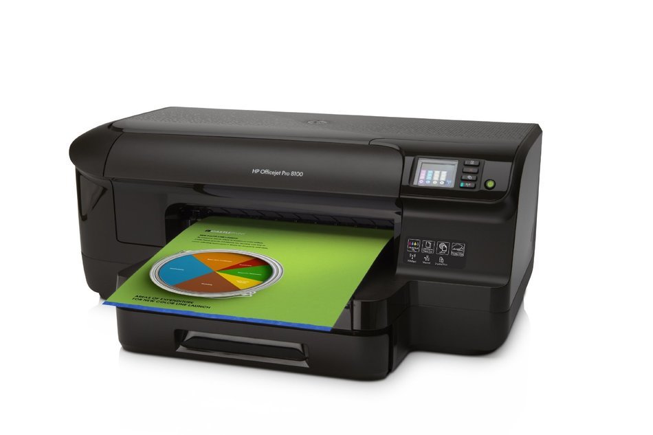 HP Officejet Pro 8100 N811A Inkjet Printer - Color - 4800 x 1200 dpi Print - Plain Paper Print - Desktop - 20... N2