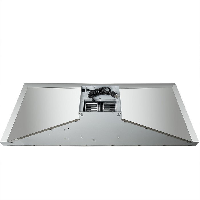 AKDY&reg; 48" Wall Mount Stainless Steel Touch Screen Control Baffle Filters Kitchen Vent Range Hood N8