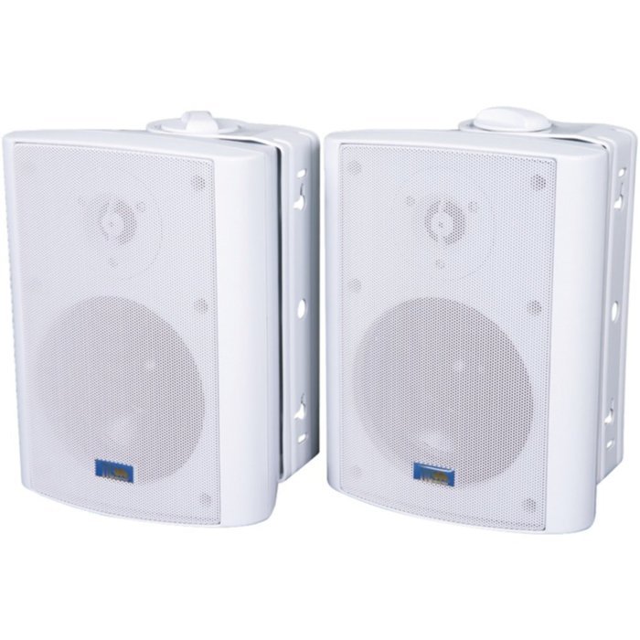 TIC ASP60W Outdoor Speakers Pair White 75W W/ 8?&copy; & 70V Switching Consumer Electronics