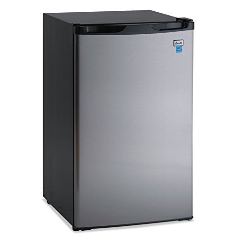 Avanti RM4436SS 20" Freestanding Compact Refrigerator with 4.4 cu. ft. Capacity, in Black with Stainless Steel...