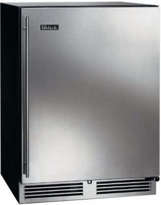 Perlick HC24RO-3-1R Commercial Series 24" Outdoor Refrigerator with 5.2 Cu. Ft. Capacity Rapidcool Forced Air...