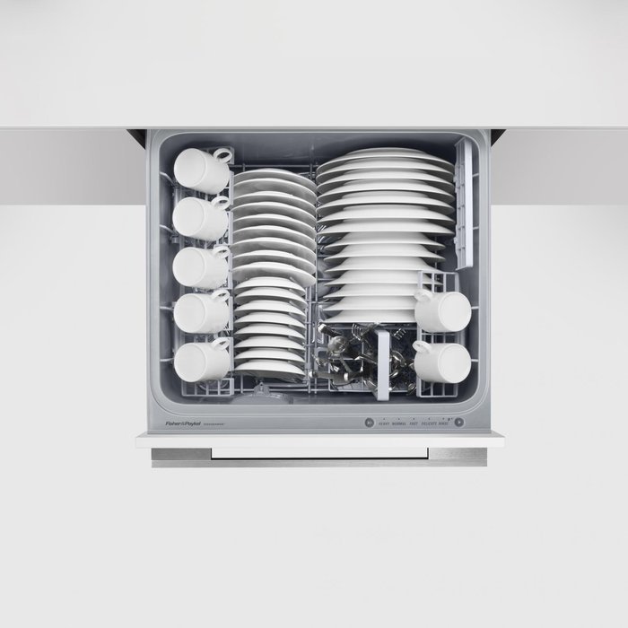 DishDrawer Tall Series Fully Integrated Tall Double DishDrawer Dishwasher with Independent Drawers and Fully Adjustable...