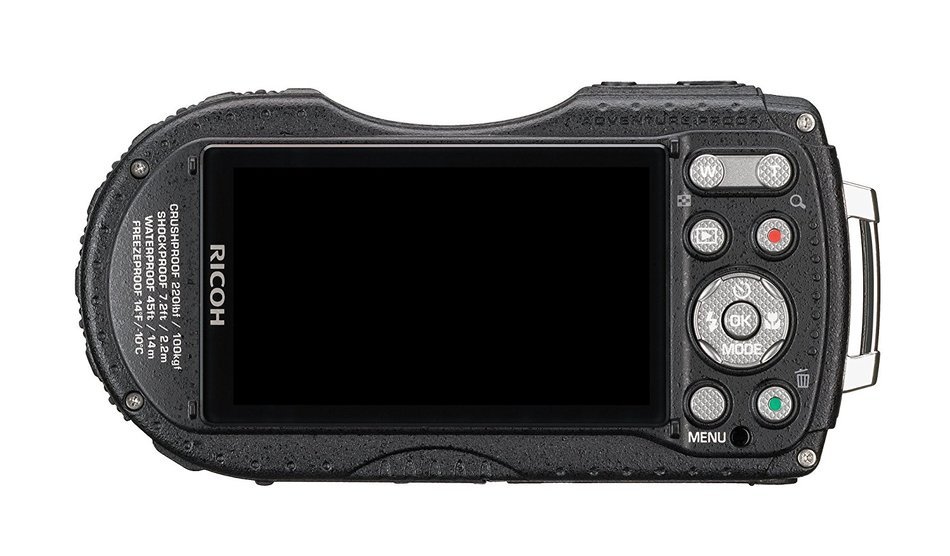 Ricoh 16 Waterproof Underwater Digital Camera Hybrid with 3" LCD, Orange (WG-5 GPS)