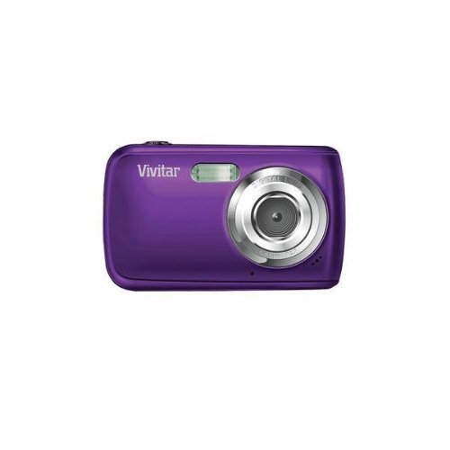 Vivitar 9112SL ViviCam 9 MP Digital Camera with 1.8-Inch LCD Body (Purple)