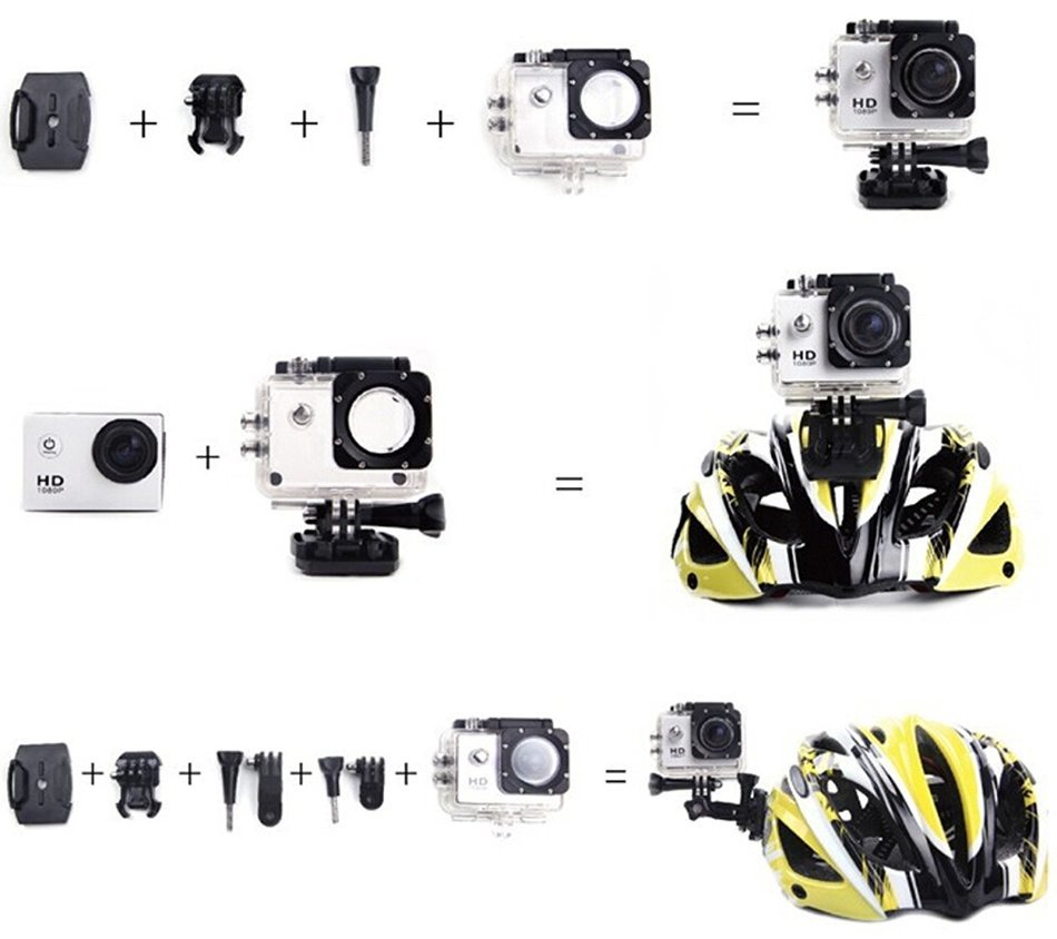 SJ4000L New Edition Helmet Sports DV 1080P Full HD H.264 12MP Car Recorder Diving Bicycle Action Camera 1.5 Inch... N6