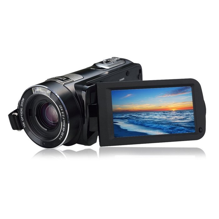 Ordro HDV-Z80 Portable Digital Video Camcorder (1080P Full HD, 10x Optical Zoom, 5.1Megapixels CMOS Sensor) Wireless...