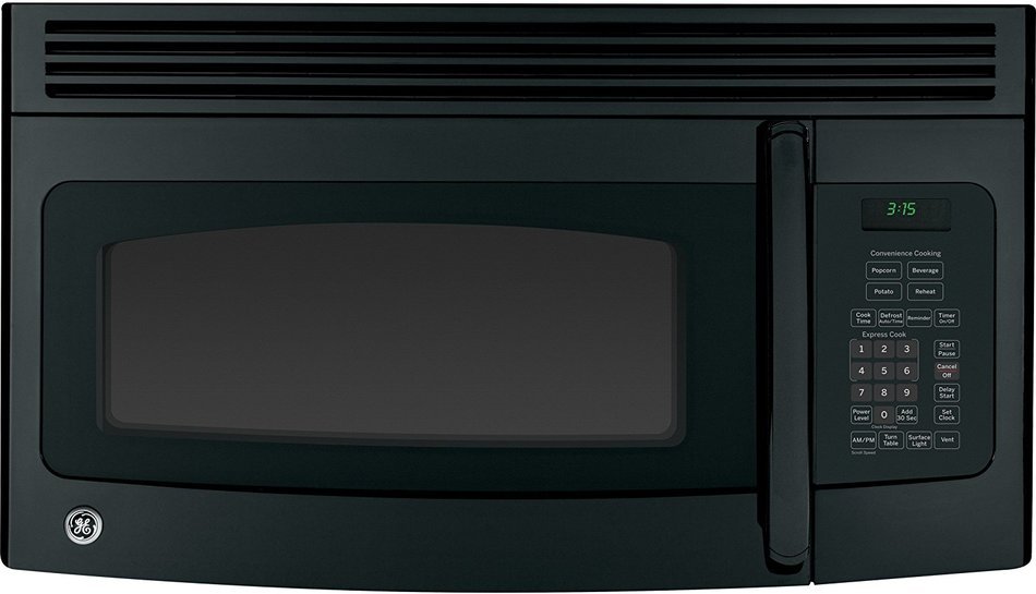 GE JNM3151DFBB 1.5 Cu. Ft. Black Over-the-Range Microwave