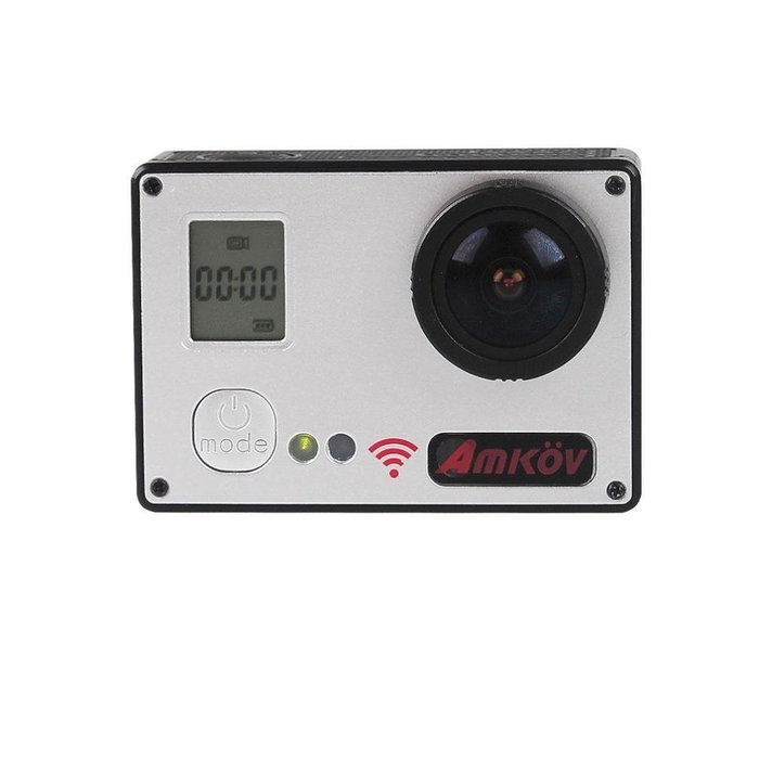 Sport Camera, TONSEE Amkov AMK7000S 1080P HD 60fps WiFi Action Camera with Sunplus 6350 Chipset - Sliver N6