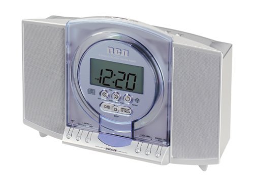 RCA RP3755 AM/FM Dual Wake CD Clock Radio (Discontinued by Manufacturer)