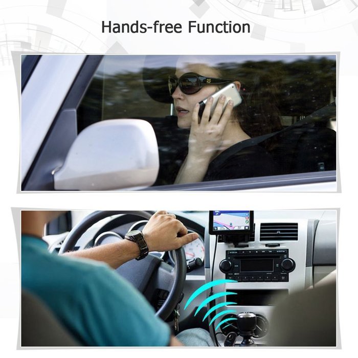 Excelvan BT15 Wireless Bluetooth 4.1 Multipoint Connection Audio Music Receiver with 3.5mm AUX Port and Hands... N4