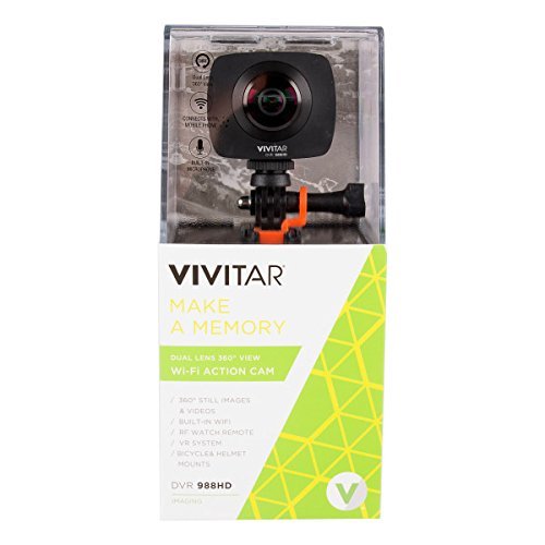 Vivitar 360 Action Camera DVR988-BLK Black N8