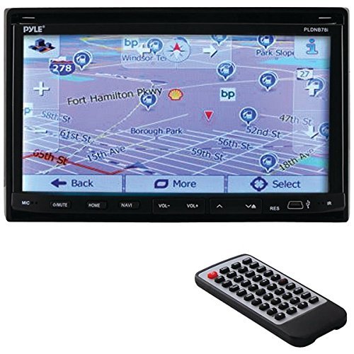 PYLE PRO PLDNB78I 7" Double-DIN In-Dash LCD Motorized Fold-down Touchscreen Navigation DVD...