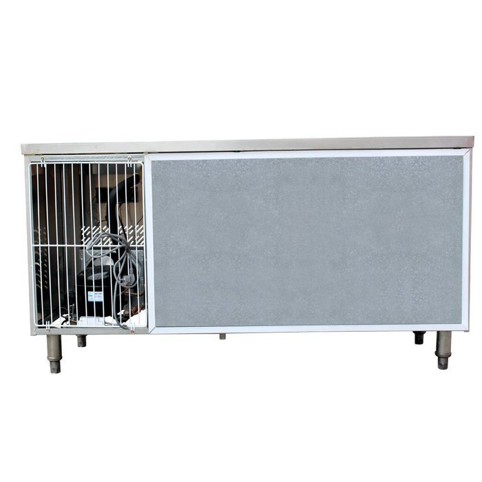 14.1 cubic feet 2-Door Stainless Steel Under-Counter Restaurant Kitchen Worktop Commercial Reach-in Cabinet Refrigerator...