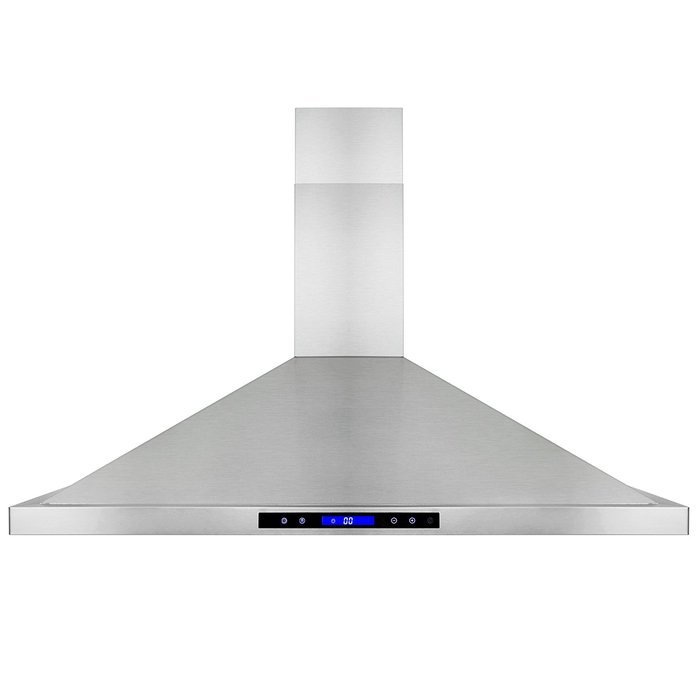 AKDY&reg; 48" Wall Mount Stainless Steel Touch Screen Control Baffle Filters Kitchen Vent Range Hood N9