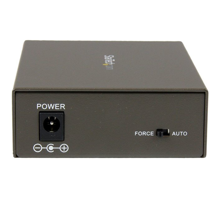 StarTech.com 1000 Mbps Gigabit Ethernet Multi Mode Fiber Media Converter with SC 550m (ET91000SC2) N2