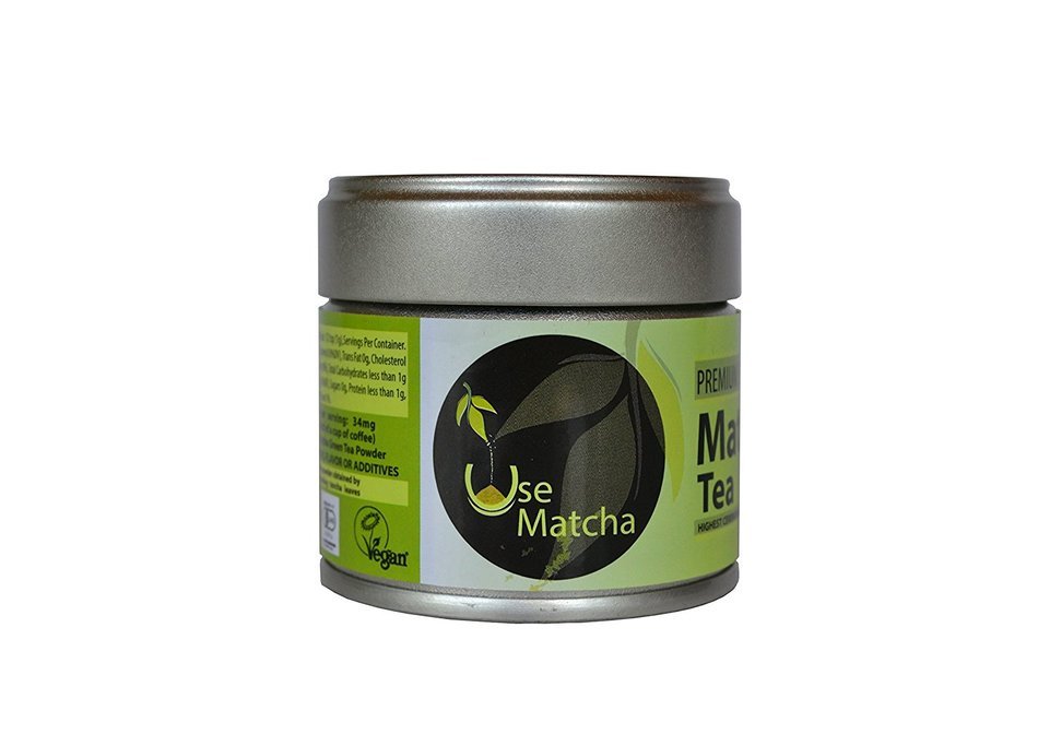 Matcha Green Tea Powder Organic - USDA &ndash; 4 oz - 50%-50% Mix of Ceremonial and Culinary Japanese Matcha N3