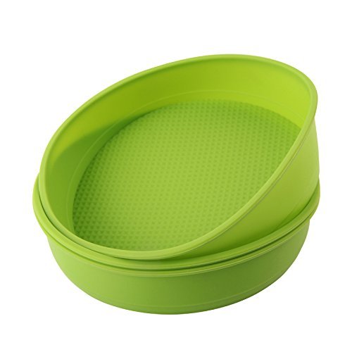 Big sizes circle silicone molds cake decorating tools cake mold bakeware nonstick baking cake tool pizza oven... N2