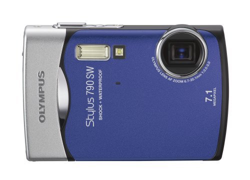 Olympus Stylus 790SW 7.1MP Waterproof Digital Camera with Dual Image Stabilized 3x Optical Zoom (Orange) N8