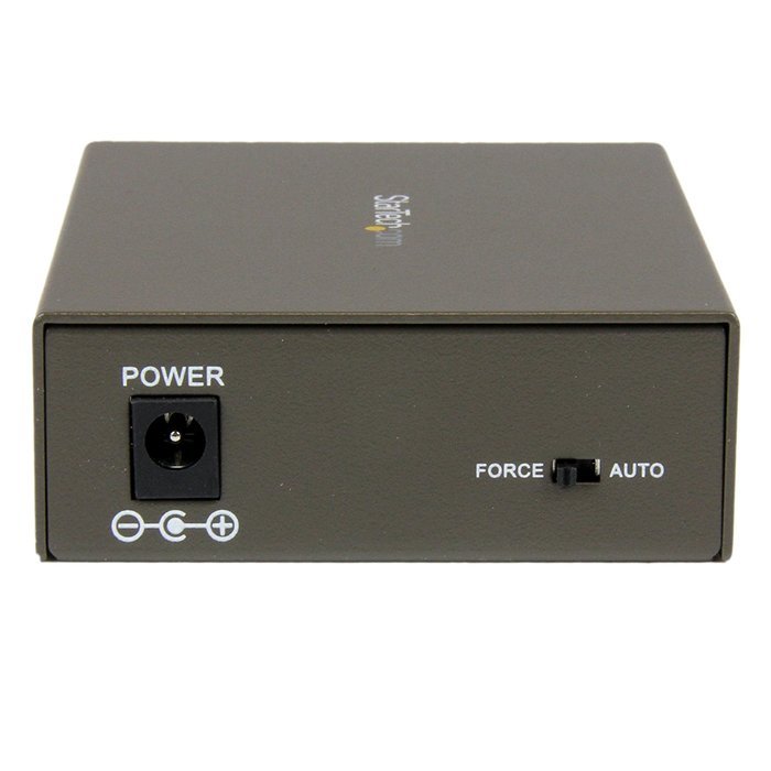 StarTech.com 1000 Mbps Gigabit Ethernet Multi Mode Fiber Media Converter with SC 550m (ET91000SC2) N4