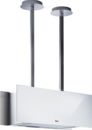 Best IC35I90W 36" Sorpresa Series Secret Island Mount Range Hood with 490 CFM Internal Blower Heat Sentry Mesh...