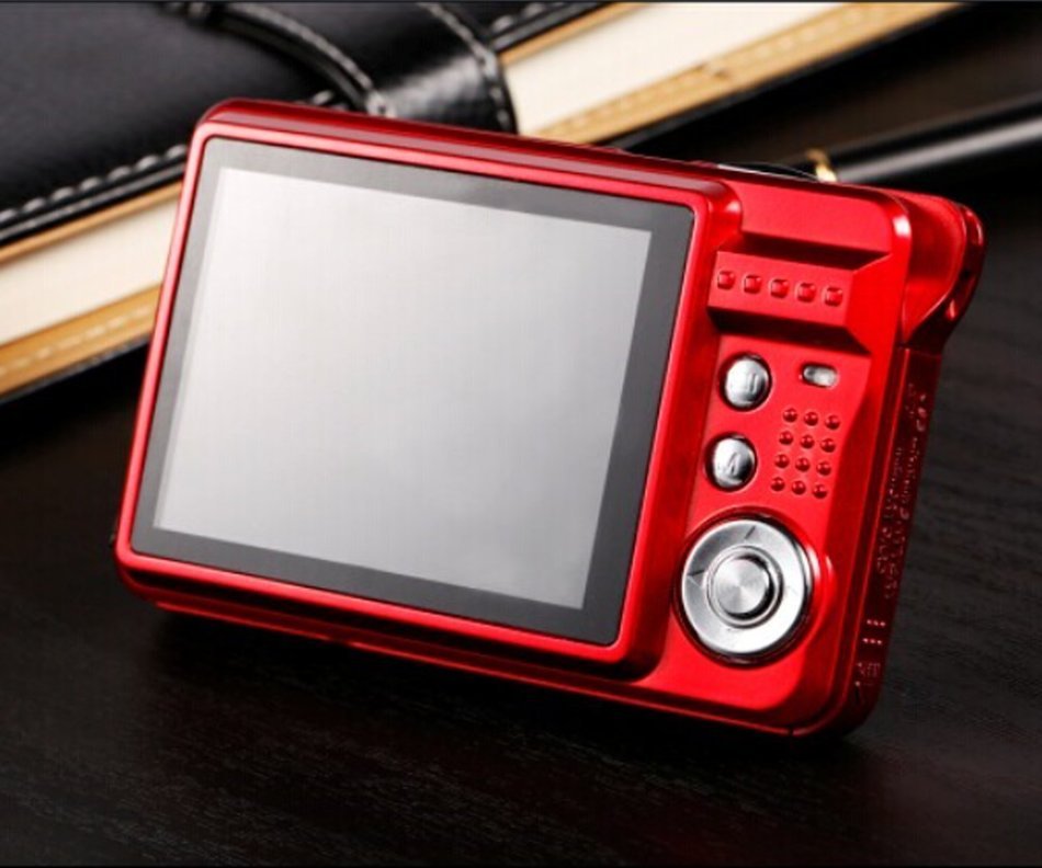 SSstar Digital Camera 8X Digital Zoom HD 720P 18MP 2.7 inch TFT LCD Screen Digital Video Camcorde (Red) N2