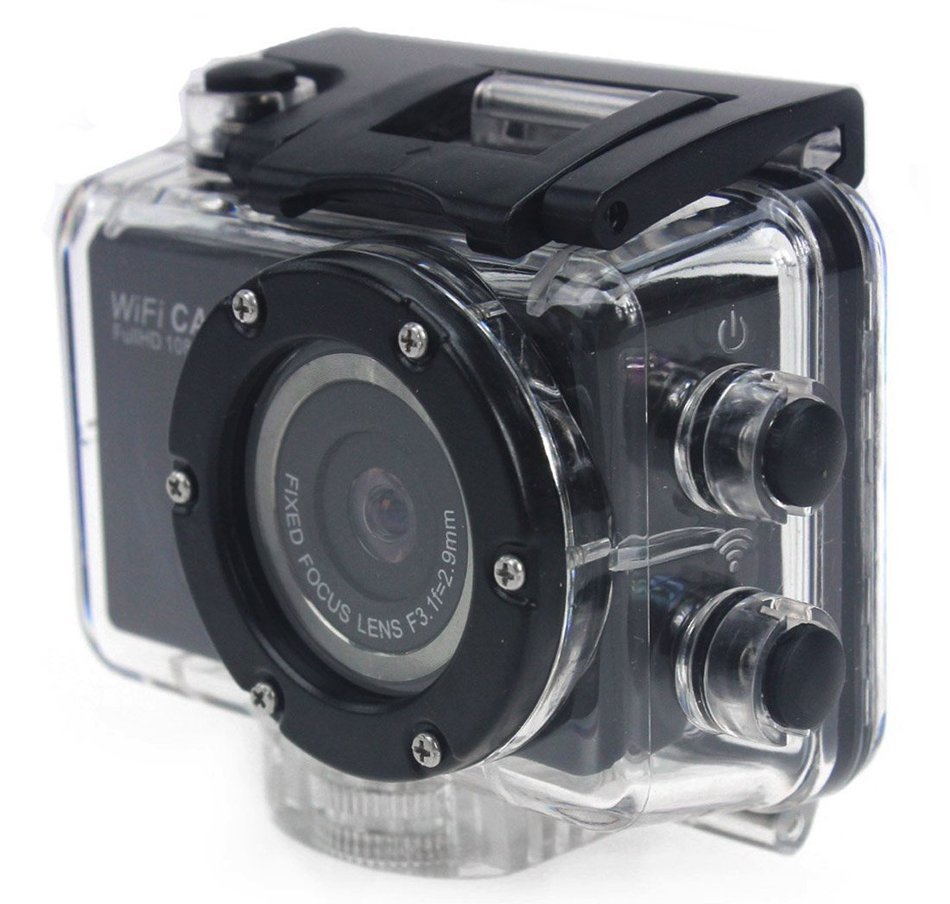QWinOut Waterproof Full HD 1920*1080P 30fps Pixels 8.0 Mega Wifi Cam Sport DV Action Camera