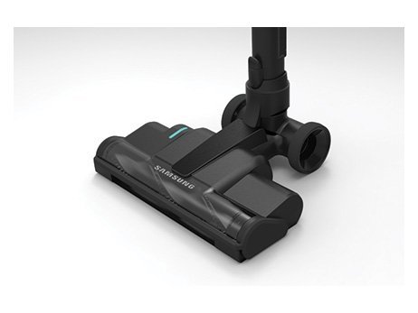 Samsung MotionSync Bagless Canister Vacuum with Power Brush- Silver