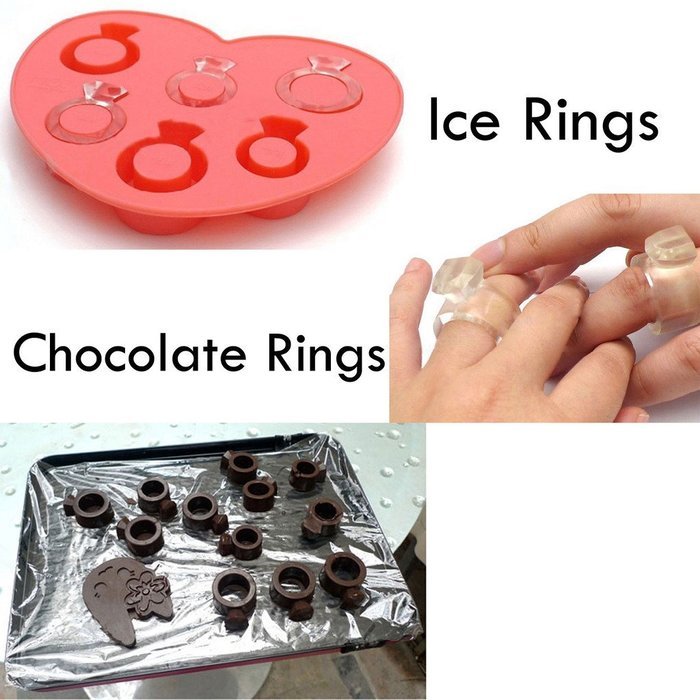 TrendBox DIY Silicone Ice Cube Mould Mold Tray Maker Freeze Soft For Chocolate Baking Pudding Cake Jelly Parties... N29