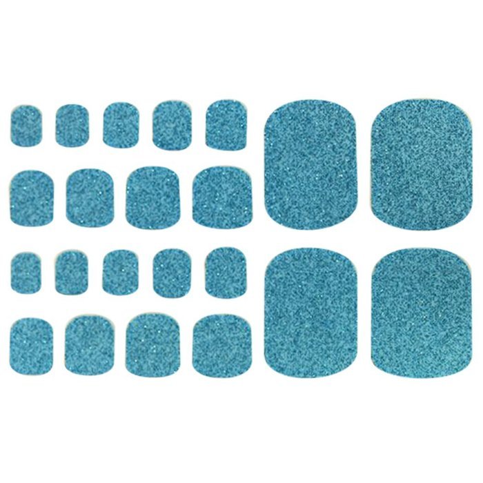 EVTECH(TM) 4 Style Colorful Toe Nail Sticker Full Nail Wrap Nail Decals Strips Gradient Nail Polish Strips Nail... N5