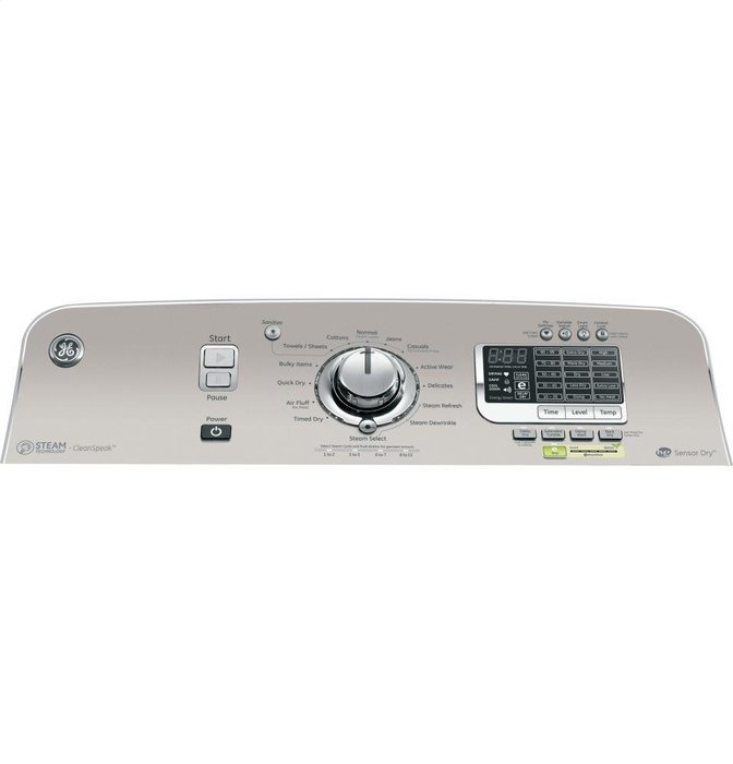 GE GTDS850GDWS 7.8 Cu. Ft. White With Steam Cycle Gas Front Load Dryer